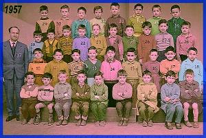 ECOLE JEAN MACE GARCONS 1957 CE1